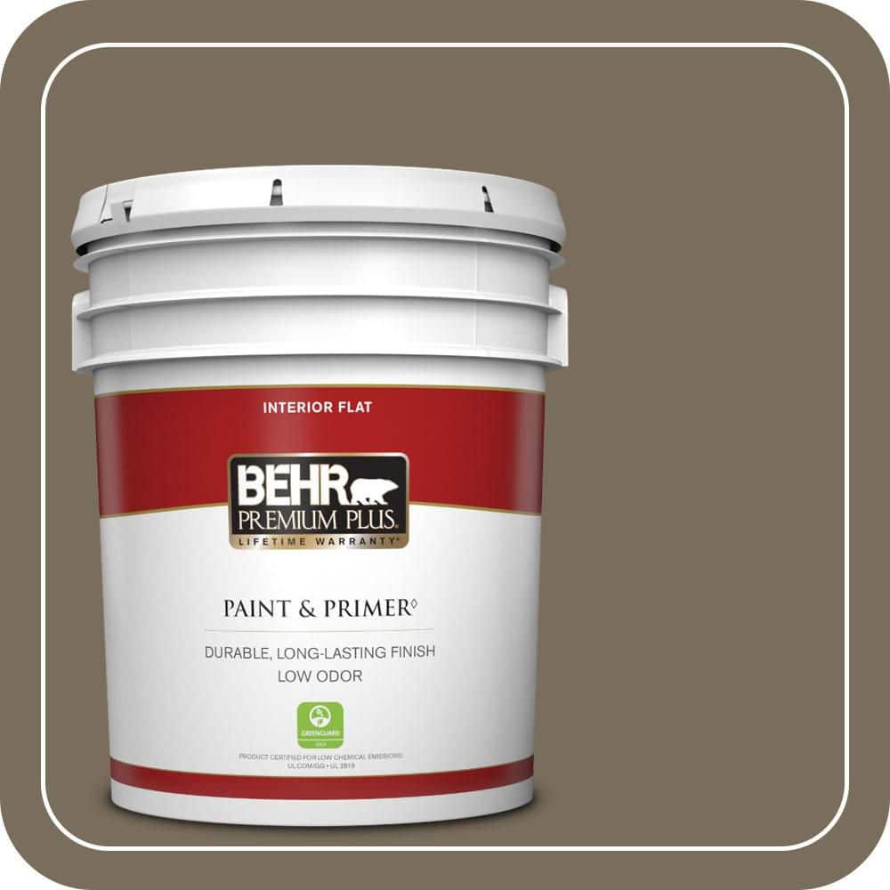 5 gal. #730D-6 Coconut Husk Flat Low Odor Interior Paint & Primer price history on PriceWatchPro