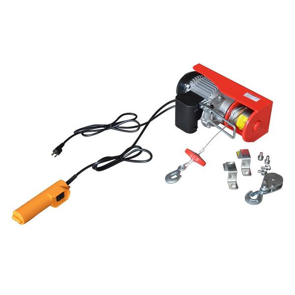 Max Load 880 lb. Electric Hoist with Remote Control