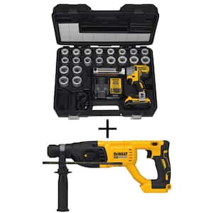 20V MAX XR Brushless Lithium-Ion Cordless Cable Stripper Kit and 20V Brushless SDS Plus D-Handle Rotary Hammer