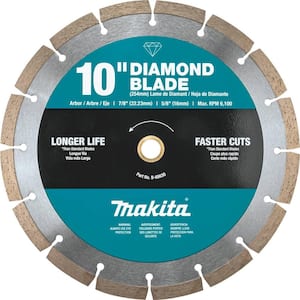 10 in. Segmented Rim Diamond Blade for General Purpose