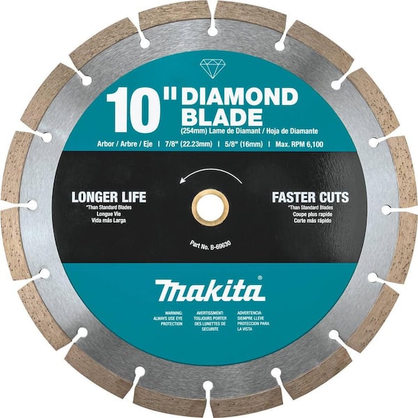 Makita 10 in. Segmented Rim Diamond Blade for General Purpose