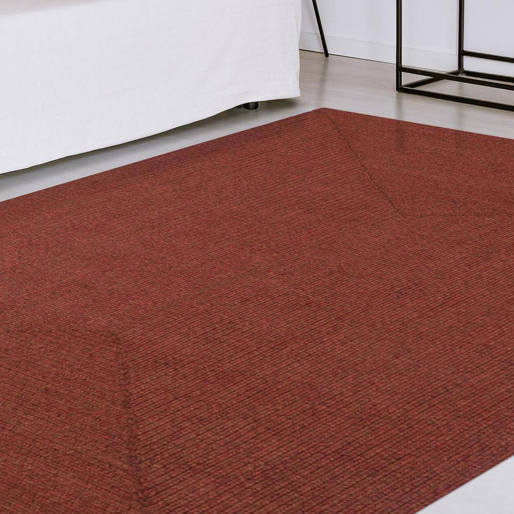Coastal Charm Braided Brick 8' x 10' Reversible Outdoor Rug