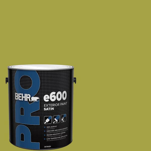1 gal. #400B-7 Lemon Grass Satin Exterior Paint