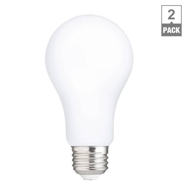 Have a question about EcoSmart 60-Watt Equivalent A19 Dimmable Clear Glass  Filament LED Light Bulb Daylight (4-Pack)? - Pg 1 - The Home Depot