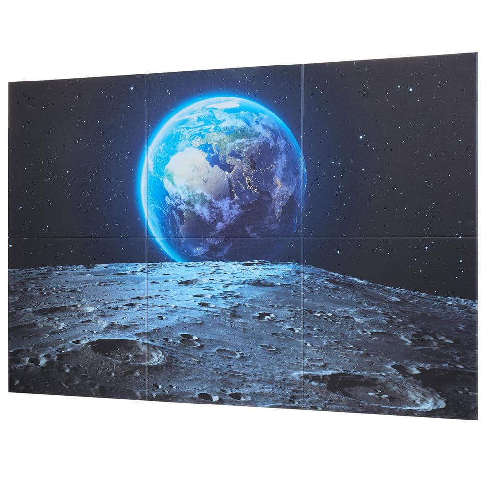 SKYSHALO Art Acoustic Panels, Earth 47.24 in. H x 0.39 in. W