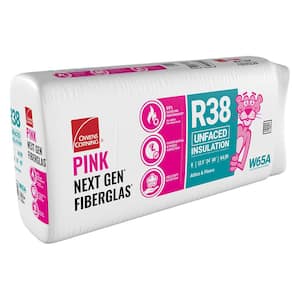Owens Corning R- 20 Faced Fiberglass Insulation Roll 15 in. x 32 ft. (1  Roll) RF50 - The Home Depot