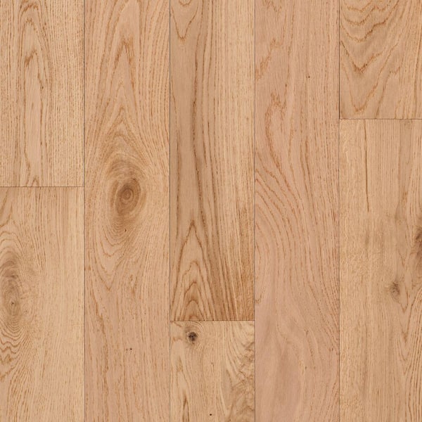Bruce Take Home Sample - Time Honored Aged Natural White Oak 0.57 in. T x 5 in. W Tongue Groove Engineered Hardwood Flooring