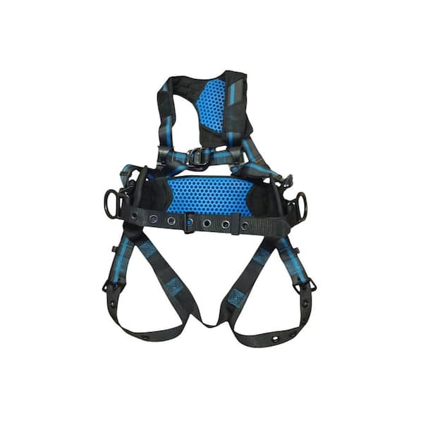 XS/S Fall Protection Full Body Safety Harness with Support Belt for Construction High Strength Polyester