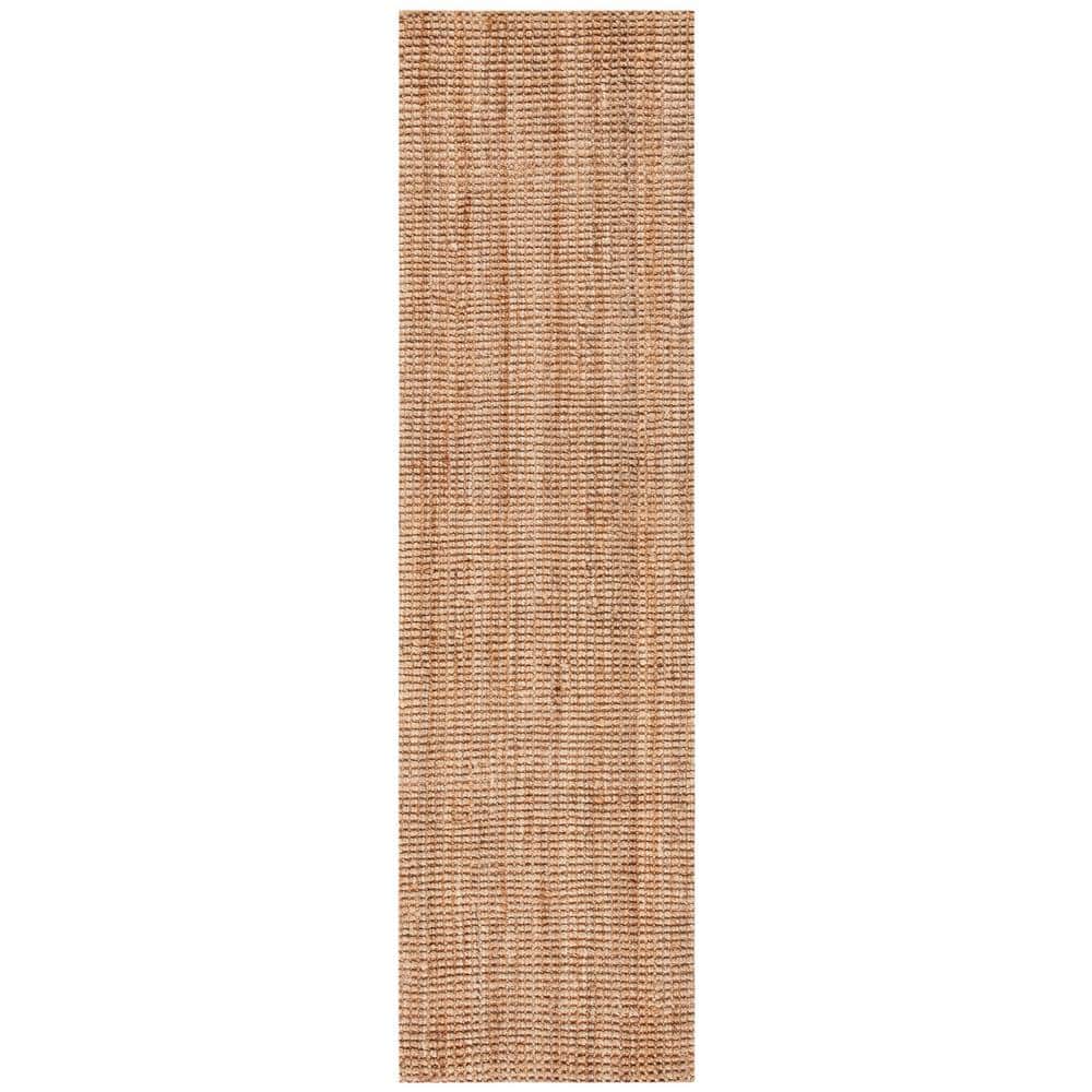 Natural Handwoven Jute Runner Rug 2'3" x 10'