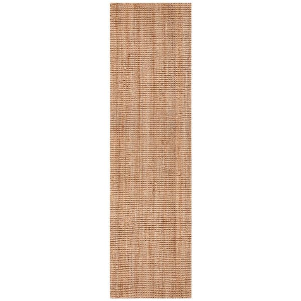 SAFAVIEH Martha Stewart Natural 2 ft. x 12 ft. Basket Marle Runner Rug