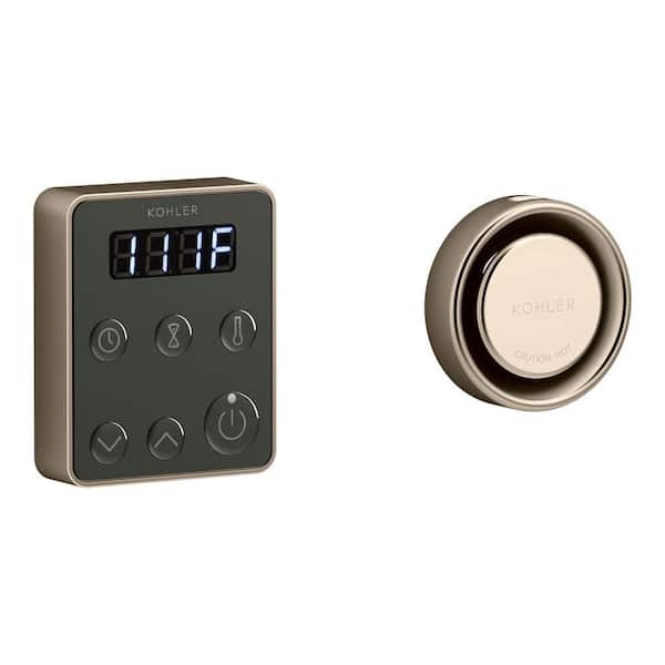 KOHLER Invigoration Steam Bath Generator Control Kit in Vibrant Brushed Bronze
