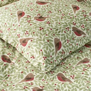 Company Cotton Robin and Berries Percale Sheet Set