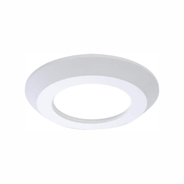Halo Sld 4 In White Integrated Led Recessed Retrofit Ceiling Mount Light Fixture With 90 Cri 4000k Cool Sld405940whr - Led Recessed Ceiling Lights Cool White