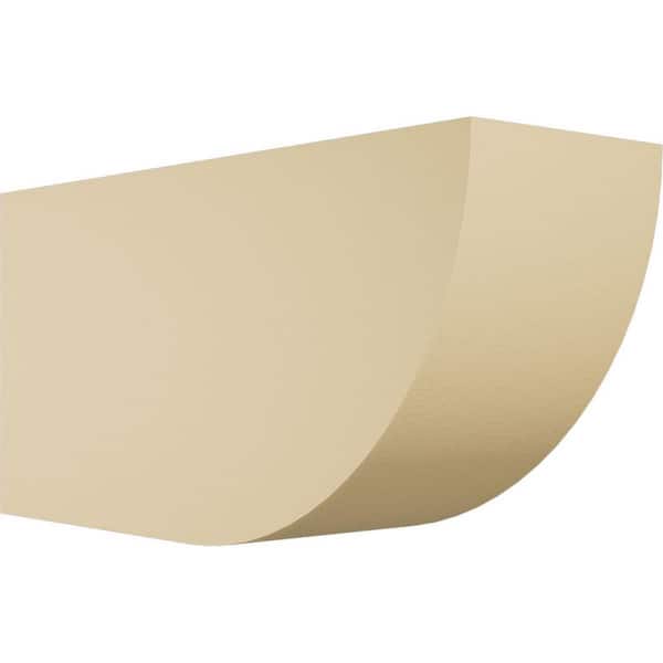 Ekena Millwork Standard Durham 4 in. W x 6 in. H x 12 in. D Signature Urethane Rafter Tail Outlooker