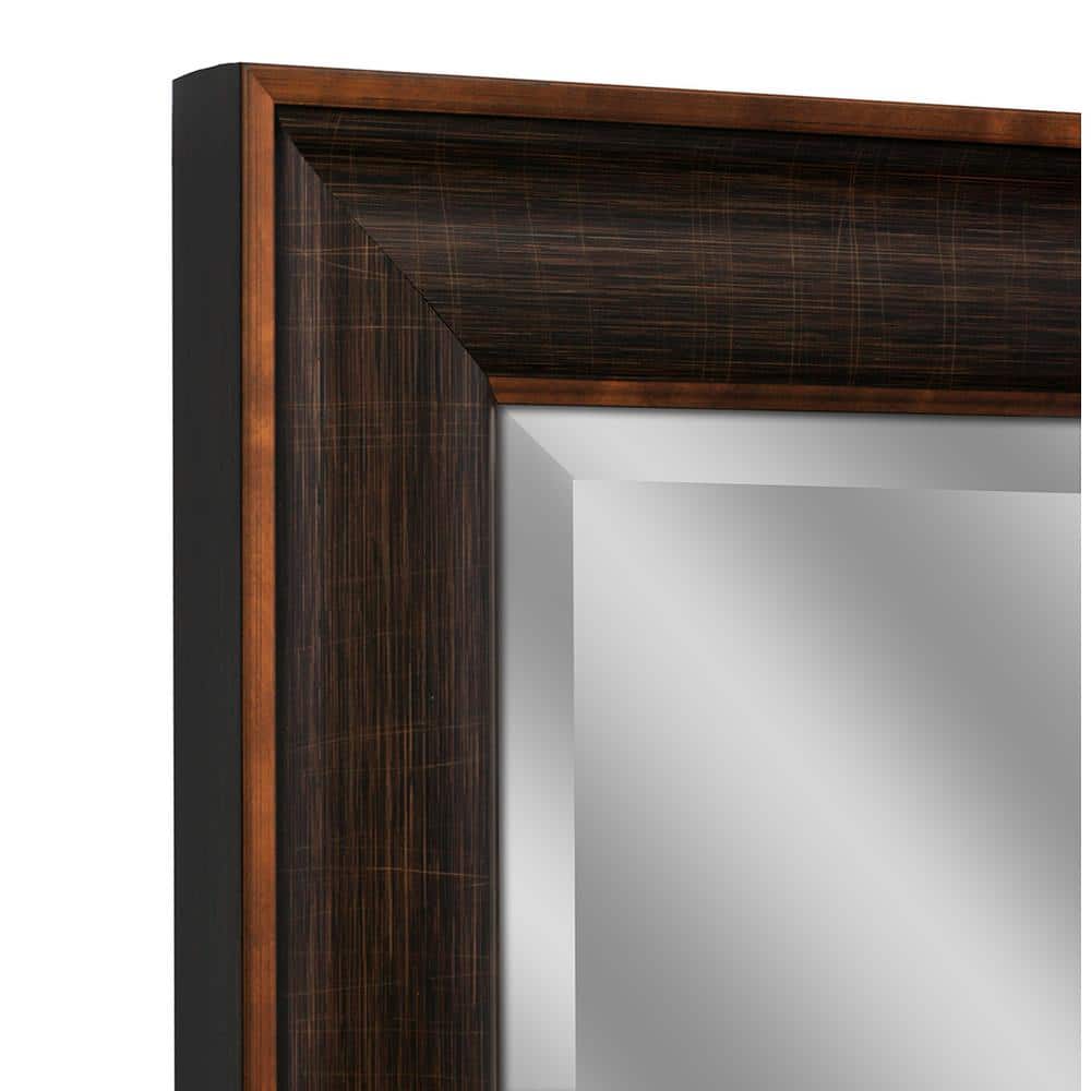 Elegant Bronze Beveled Bathroom Vanity Mirror 27.5" x 33.5"