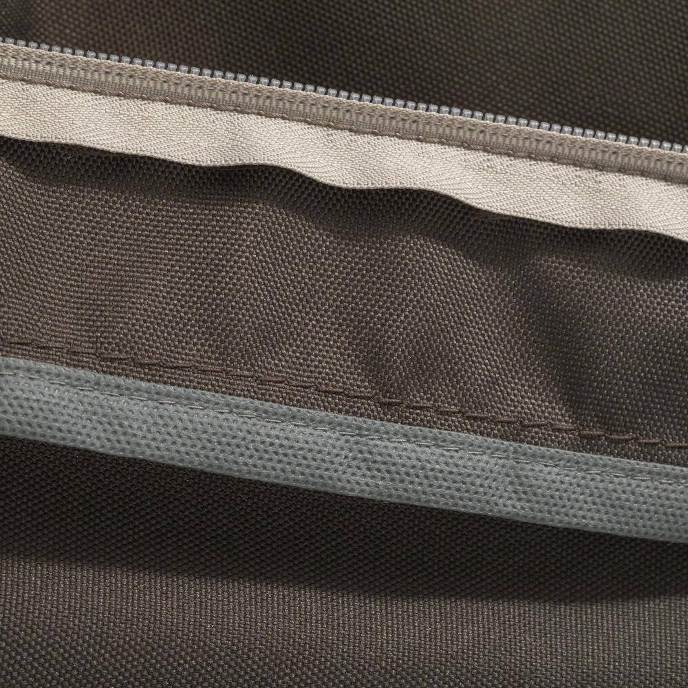 Espresso Water-Resistant Patio Seat Cushion Cover 21 x 21 x 3 Inch