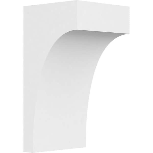 Ekena Millwork 7 in. x 14 in. x 7 in. Standard Stockport Architectural Grade PVC Corbel