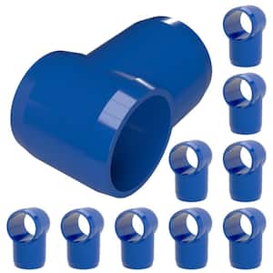 1/2 in. Furniture Grade PVC Slip Sling Tee in Blue (10-Pack)