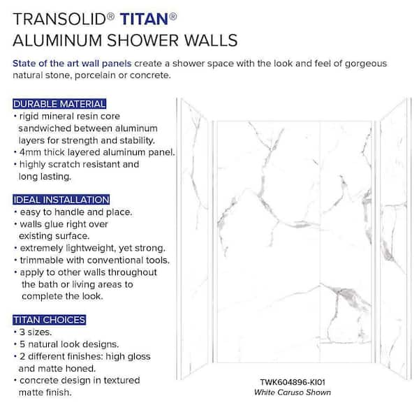 Transolid Titan 60 in. W x 96 in. H x 48 in. D 4 Piece Glue Up