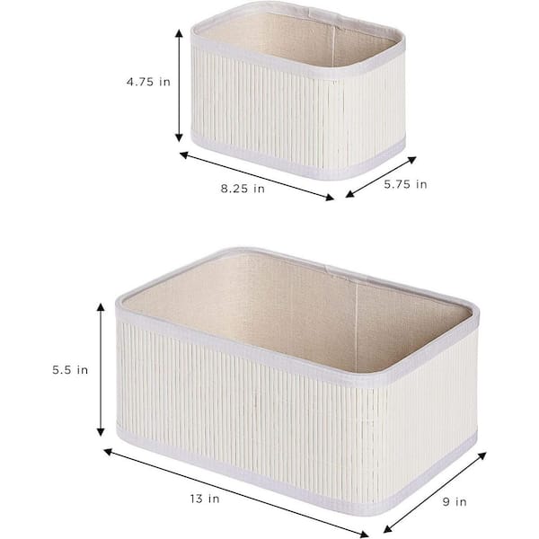 Sorbus Twill Storage Basket Set - 3 Pack