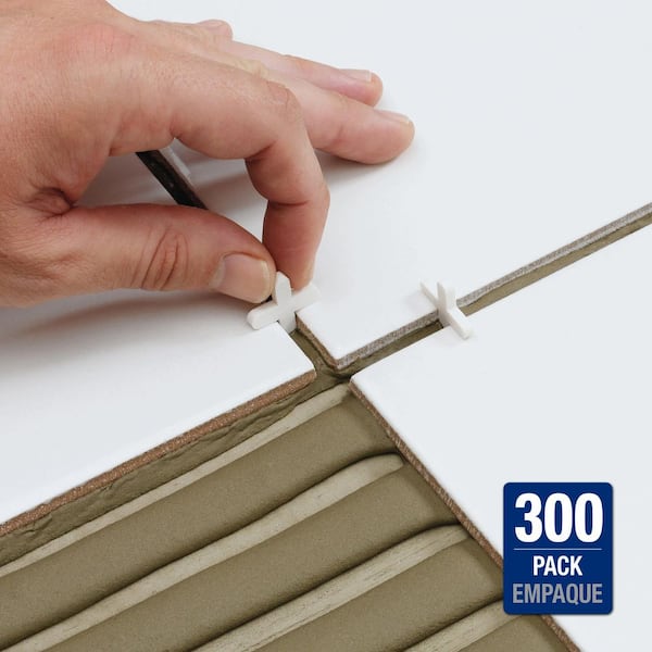 3/16 in. Traditional Flexible Spacers for Floor and Wall Tile Installation (300-Pack)