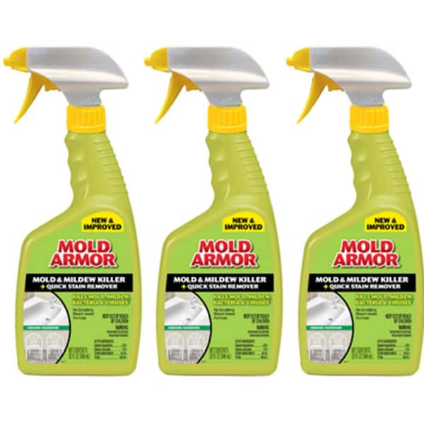 Mold Armor 32 oz. Mold and Mildew Killer and Quick Stain Remover (3-Pack)