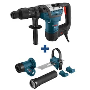 12 Amp 1-9/16 in. Corded Variable Speed SDS-Max Combination Rotary Hammer Drill, Bonus SDS-Max/Spline Dust Attachment