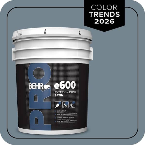 5 gal. #N480-5 Adirondack Blue Satin Exterior Paint