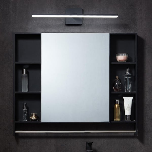 Bathroom Vanity Light Bar 24. 02 in. LED Modern Light Fixture Over Mirror 360° Rotatable 18W 6000K Wall Lighting