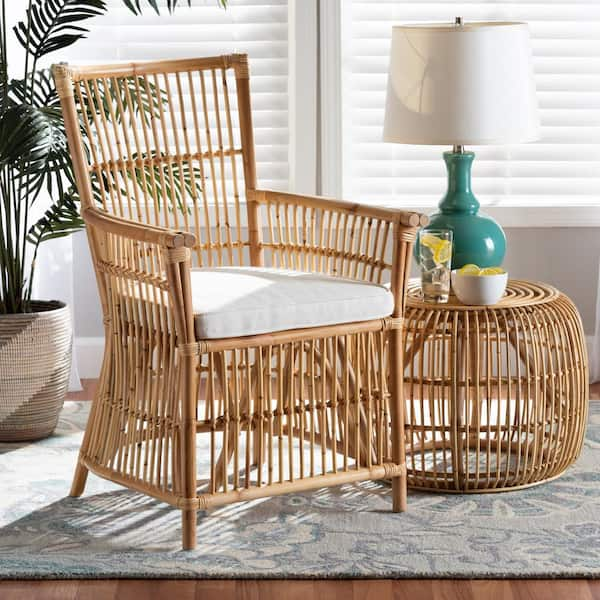 bali & pari Rose Natural Rattan Armchair