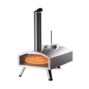 Lifesmart 15 in. Kamado Charcoal Outdoor Pizza Oven with Pizza Stone and  Bamboo Handles in Turquoise SCS-CPO21TQ - The Home Depot