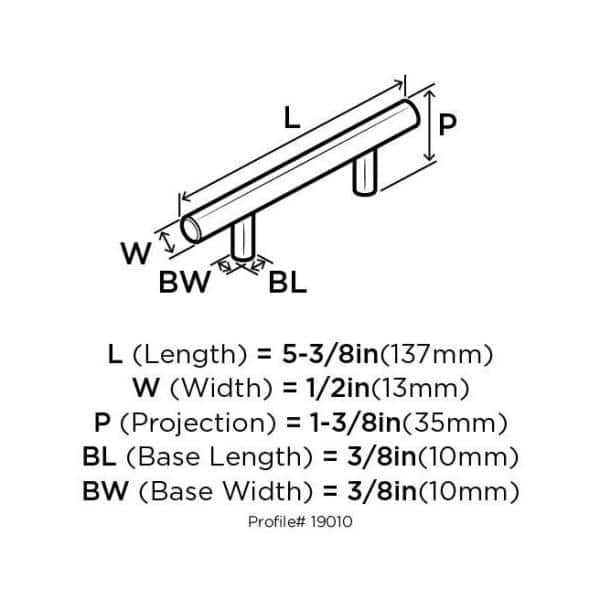 Oil-Rubbed Bronze 3" Bar Pulls with Mounting Hardware