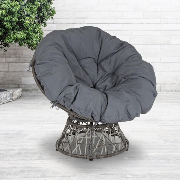 Carnegy Avenue Wood Outdoor Dining Chair in Gray