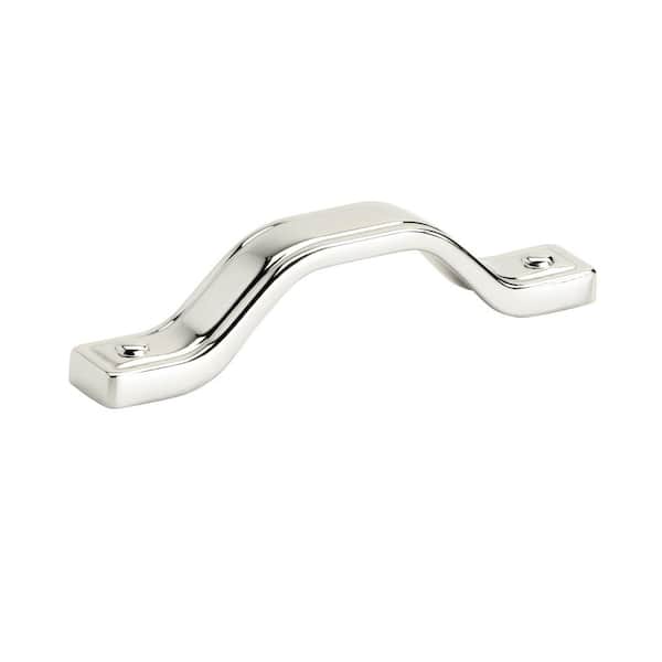 Amerock Jolene 3-3/4 in. (96mm) Classic Polished Nickel Arch Cabinet Pull