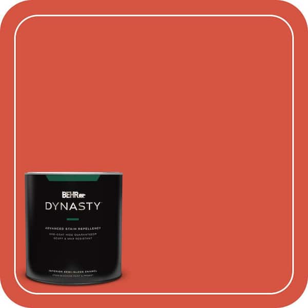 BEHR DYNASTY 1 qt. #T18-12 Spirit Warrior Semi-Gloss Enamel Interior Stain-Blocking Paint and Primer
