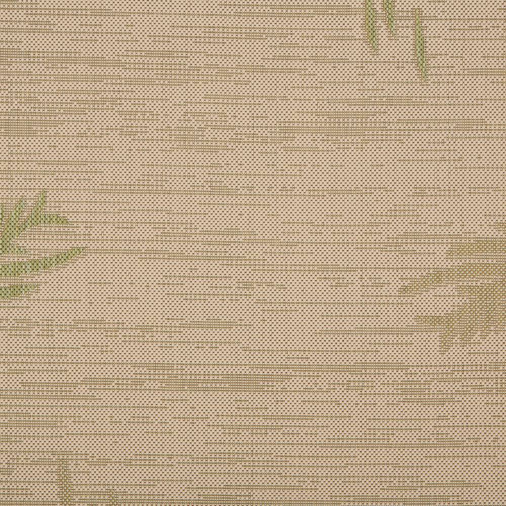 Coastal Charm Black Synthetic 5' x 7' Easy-Care Outdoor Rug