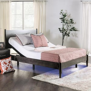 Harmony Black California King Adjustable Bed Frame with Adjustable Lumbar