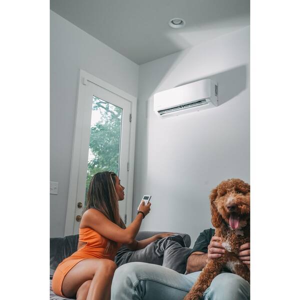 MRCOOL DIY 39,000 BTU 4-Ton 4-Zone 20.5 SEER Ductless Mini-Split AC and Heat  Pump with 9K+9K+9K+12K u0026 16,16,16,16ft Lines DIYM448HPW00C00 - The Home  Depot