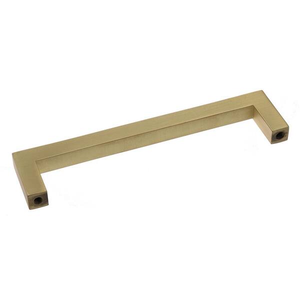 Pack GlideRite 9 1/4 in Center Solid Square Bar Cabinet Pull 5 Satin Gold Pack GlideRite 9 1/4 in Center Solid Square Bar Cabinet Pull 5 Satin Gold