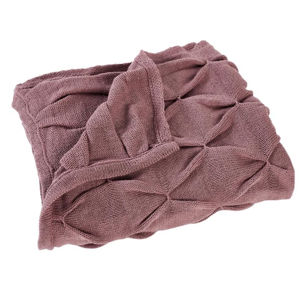 MODERN THREADS Samira Rosewood Acrylic Embellished Throw
