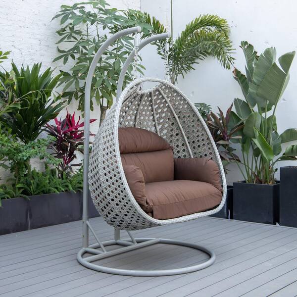 wicker porch swing home depot