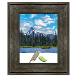 Rail Rustic Char Picture Frame Opening Size 11 x 14 in.