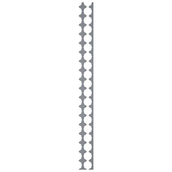 Ekena Millwork Pandora 0.125 in. T x 0.33 ft. W x 8 ft. L Gold Mirror Acrylic Decorative Wall Paneling 17-Pack