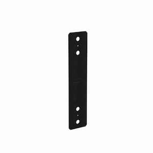 PSPC 4 in. x 18 in. Black Powder-Coated Piling Strap
