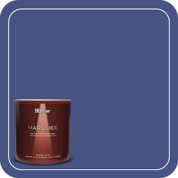 BEHR MARQUEE 1 qt. #PPU15-02 Mozart One-Coat Hide Matte Interior Paint & Primer