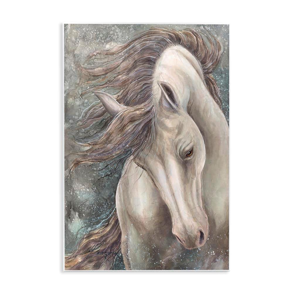 Rearing Horse with Waving Mane by Jody Bergsma Unframed Animal Graphic Art Print 19 in. x 13 in. price history on PriceWatchPro
