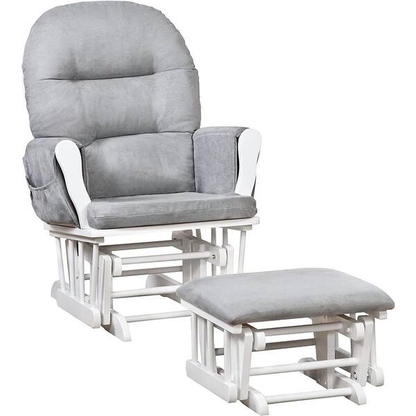 nursery glider ottoman set