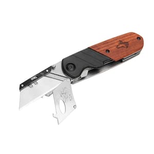 2-in-1 Folding Utility Knife and Sporting Knife