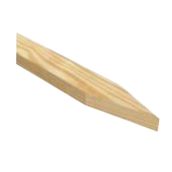 Unbranded 1 in. x 2 in. x 36 in. Southern Pine Lumber Grade Stake
