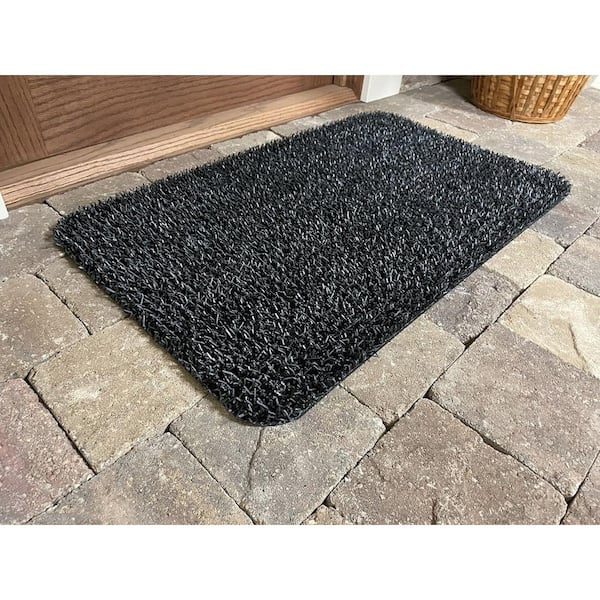 High Traffic Scraper Charcoal 17.5 in. x 29.5 in. Indoor Outdoor Door Mat
